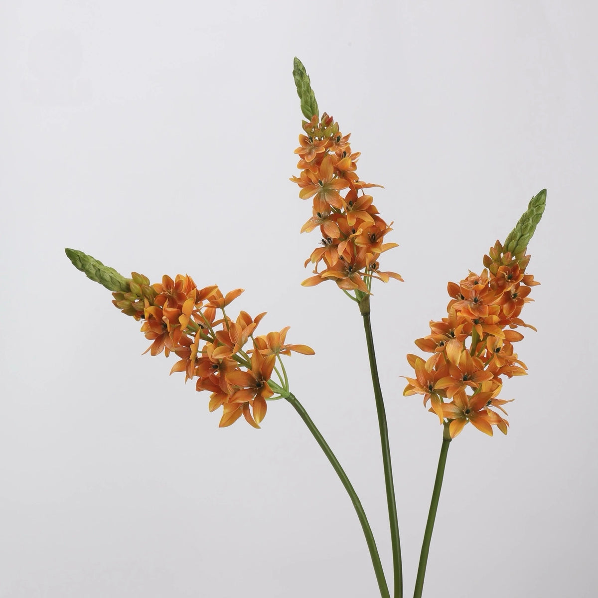 Blue faux velvet ornithogalum stems