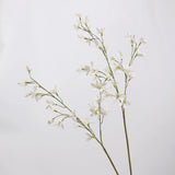White faux flowering branch 88 cm