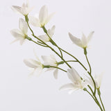 White faux flowering branch detail