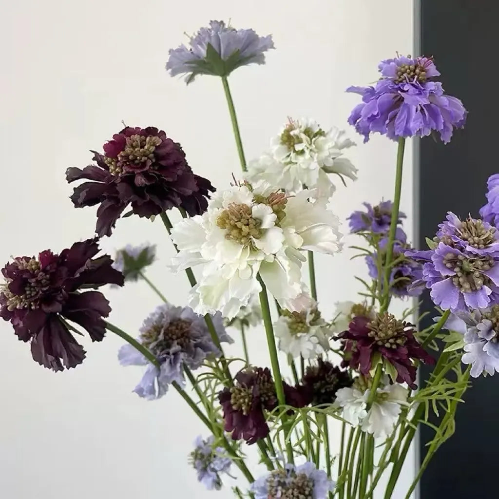 Faux Scabiosa Stem
