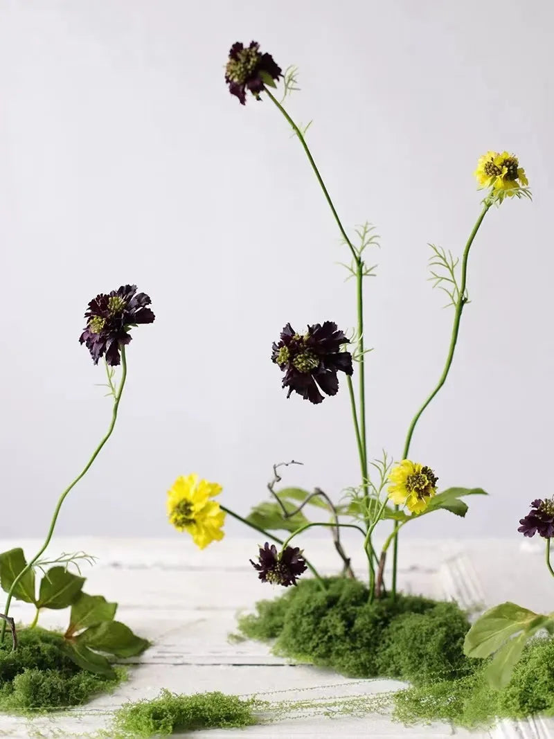 Faux Scabiosa Stem
