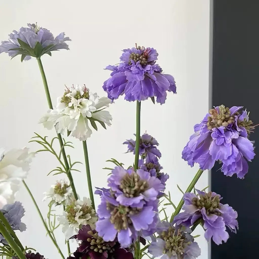 Faux Scabiosa Stem
