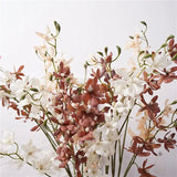 Autumn butterfly orchid mixed arrangement detail