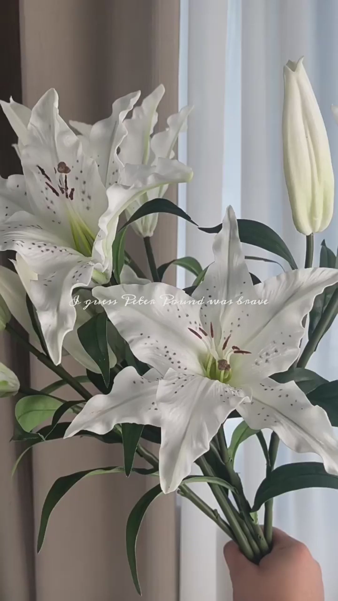 Real Touch  Artificial Lily Stem