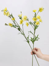 Real touch faux delphinium flower stem in yellow