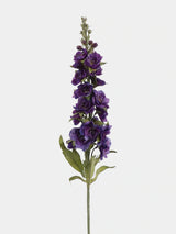 Dark Purple Real Touch double delphinium single view