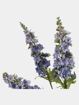 Light Blue Real Touch double delphinium detail view