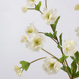 Real Touch double hellebore white flower detail