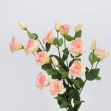 Real Touch lisianthus peach bunch
