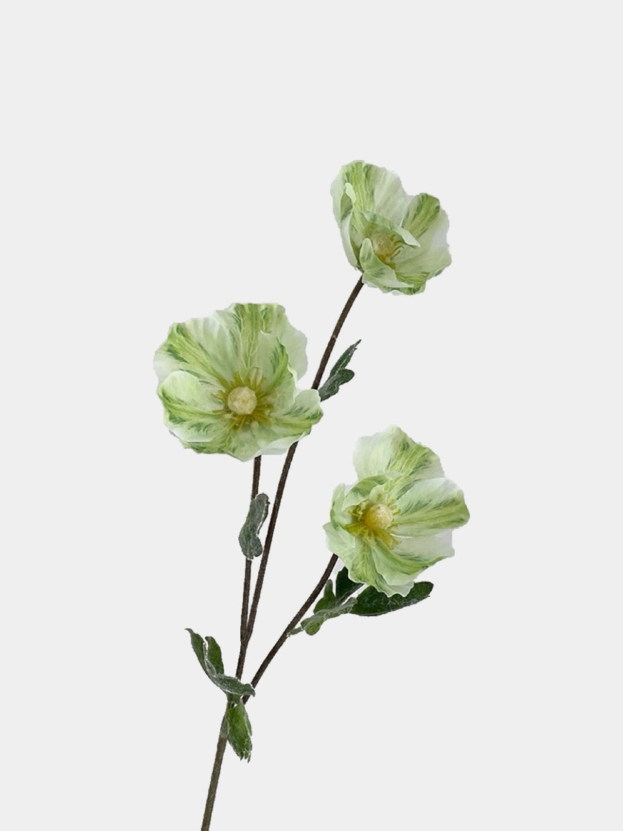 Faux Siberian anemone – green main