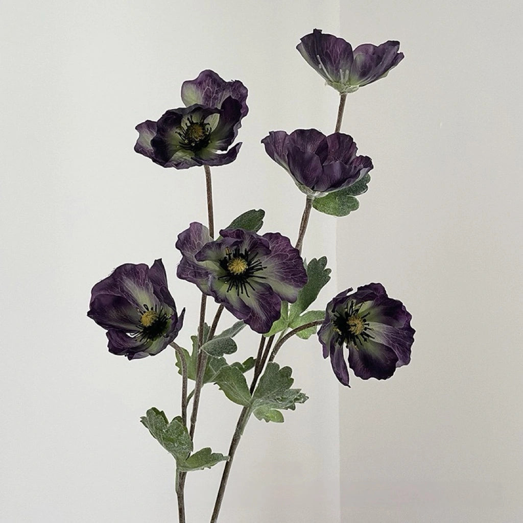 Faux Siberian anemone – natural 1