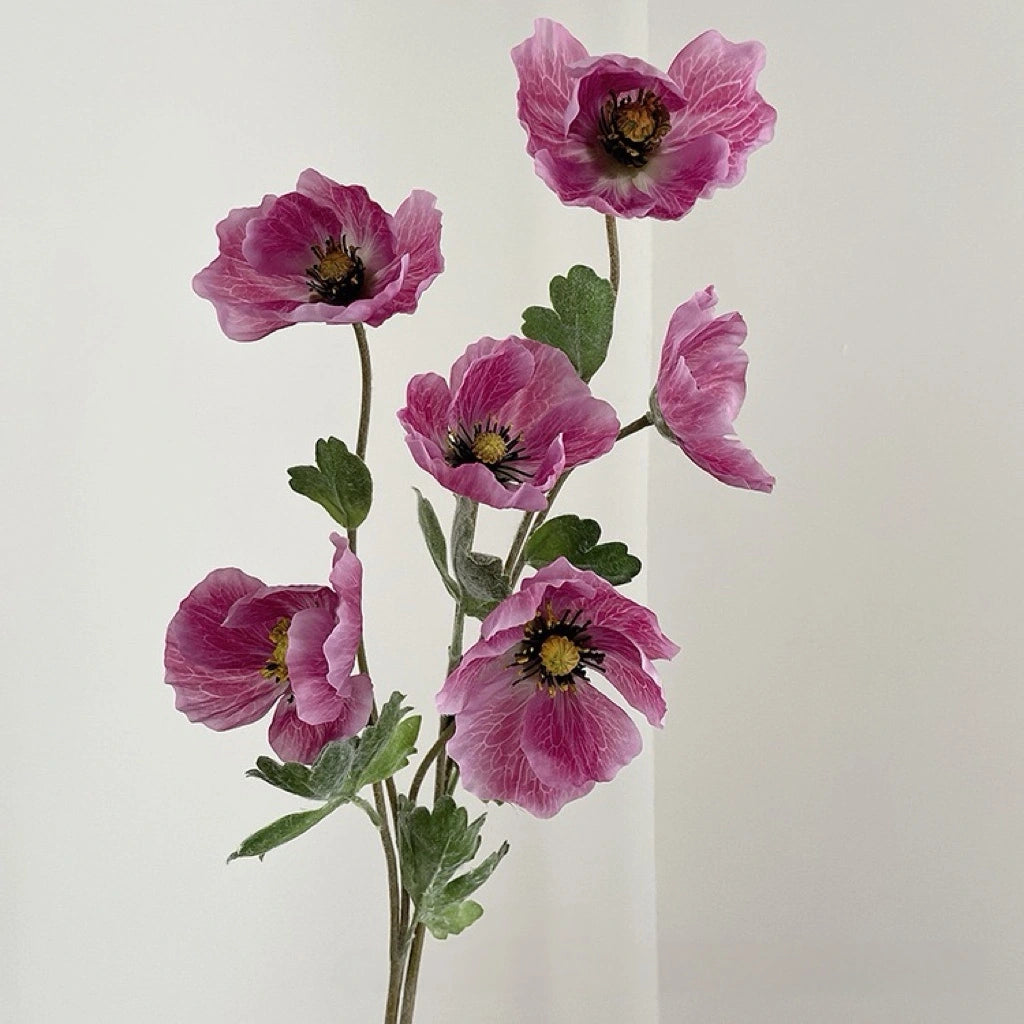 Faux Siberian anemone – natural 3