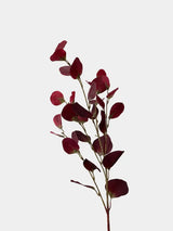 Faux vintage eucalyptus stem 88 cm burgundy