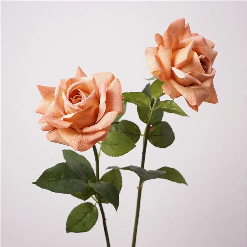 リアルタッチ ローズ ライトブラウン -28インチ