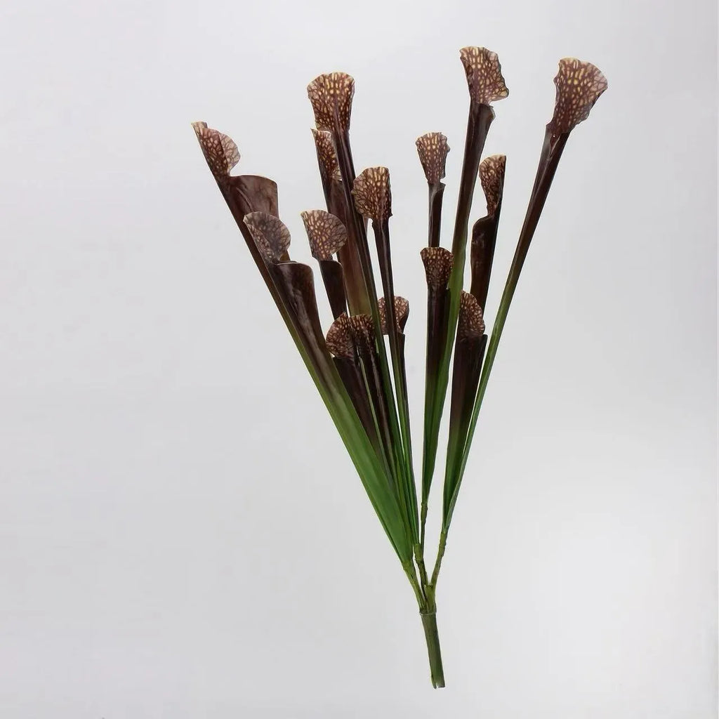 Faux Sarracenia Stem (Artificial Carnivorous Pitcher)
