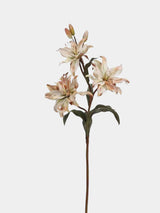 Faux Double Lily Flower Stem – 58 cm