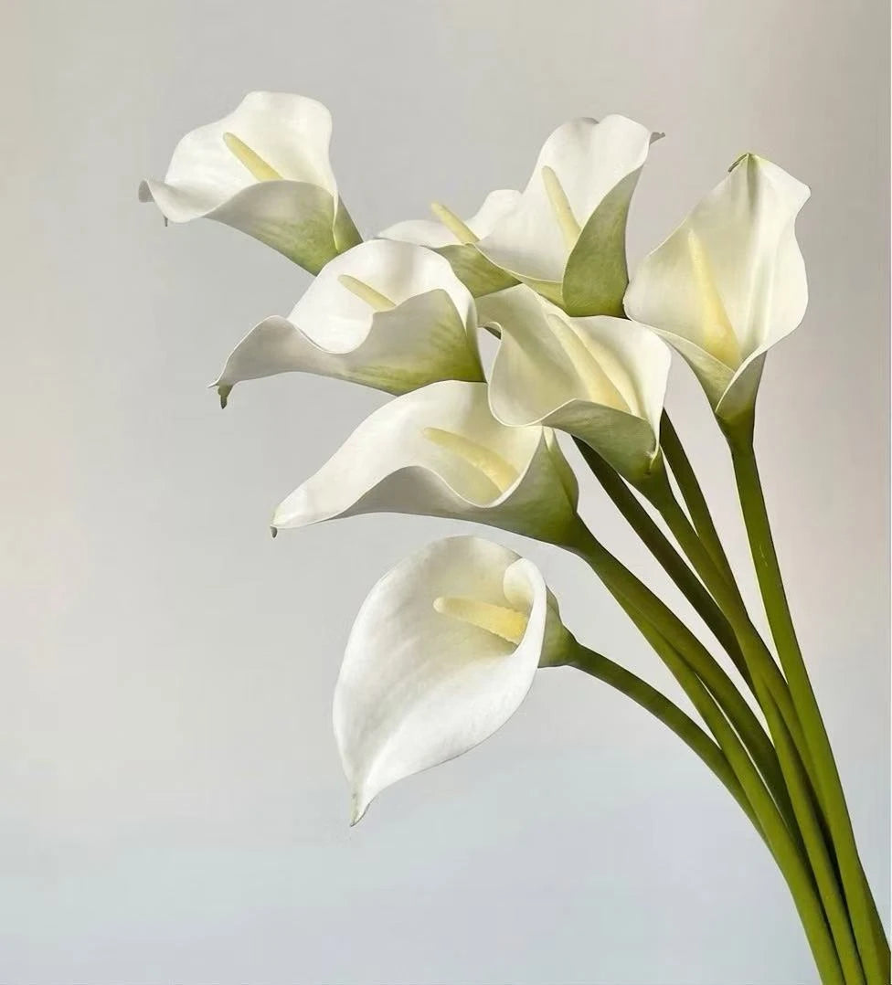 7-Stiel Künstliche Calla-Lilie – Künstliches Blumenarrangement
