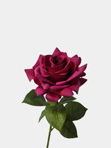 Real Touch Artificial Deep Purple Rose -26"